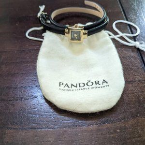 Black and Gold Pandora Wrap Watch - NEW